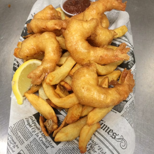 Shrimp & Chips.